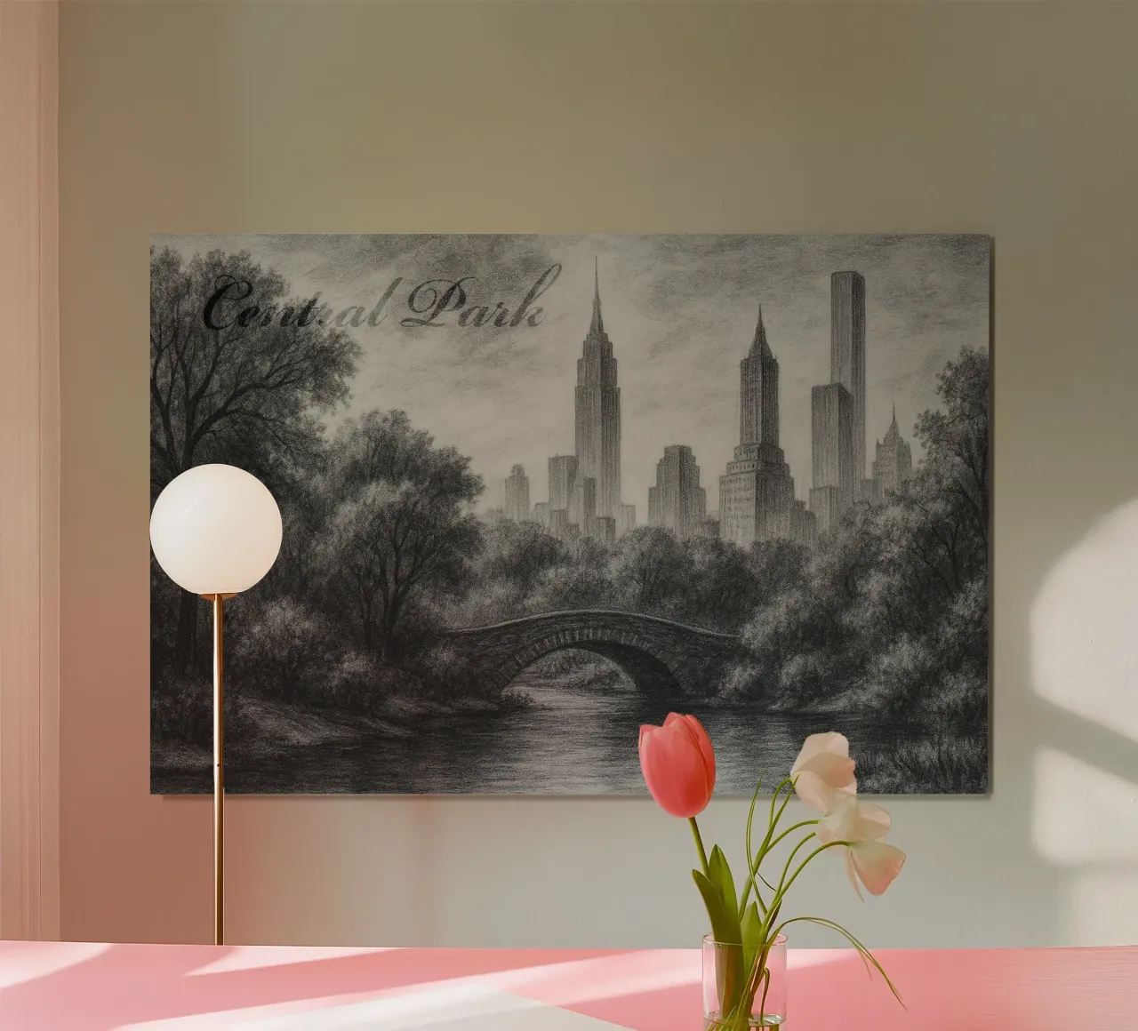 CENTRAL PARK poster da Vintage Van Gogh