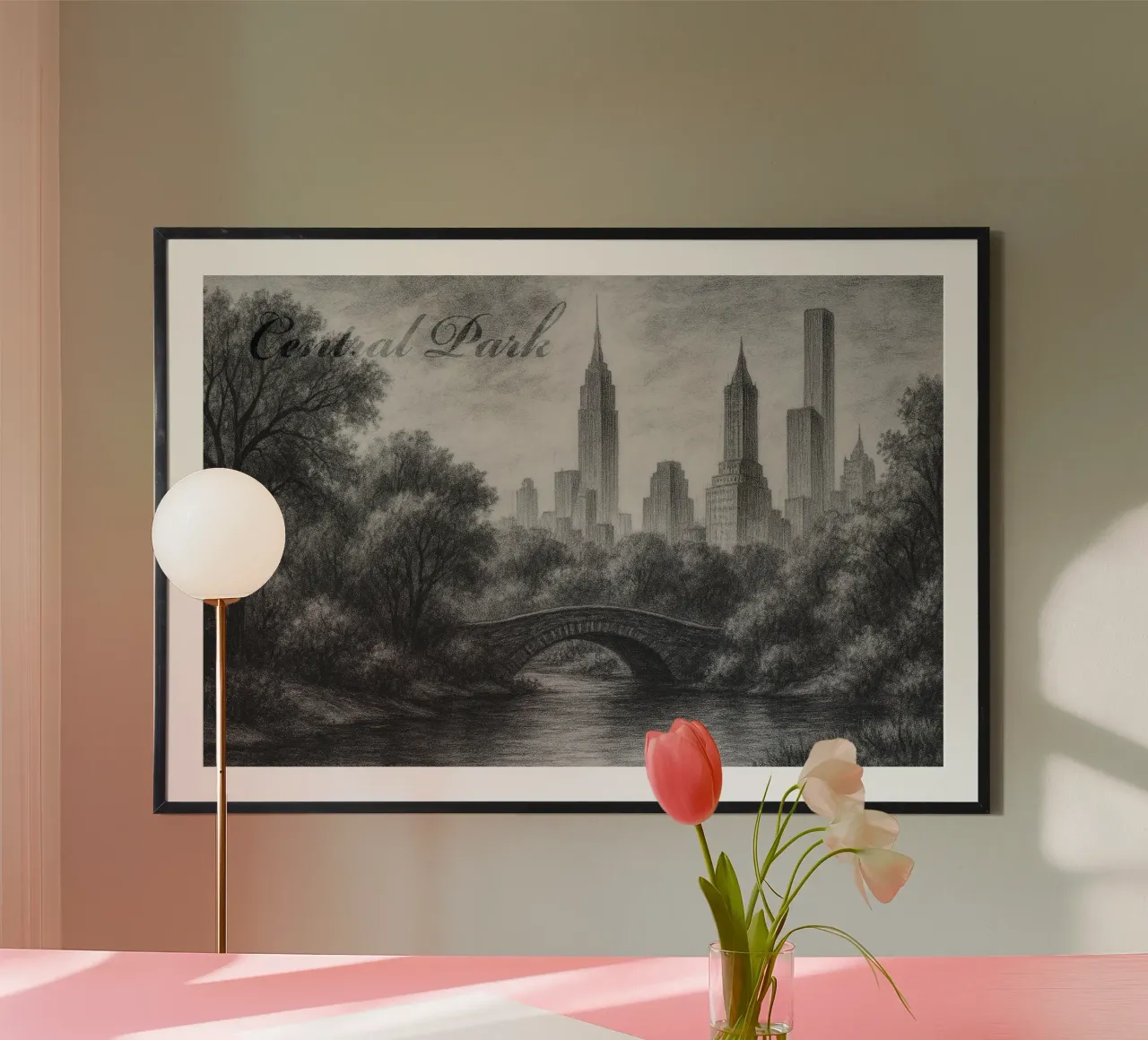 CENTRAL PARK poster da Vintage Van Gogh