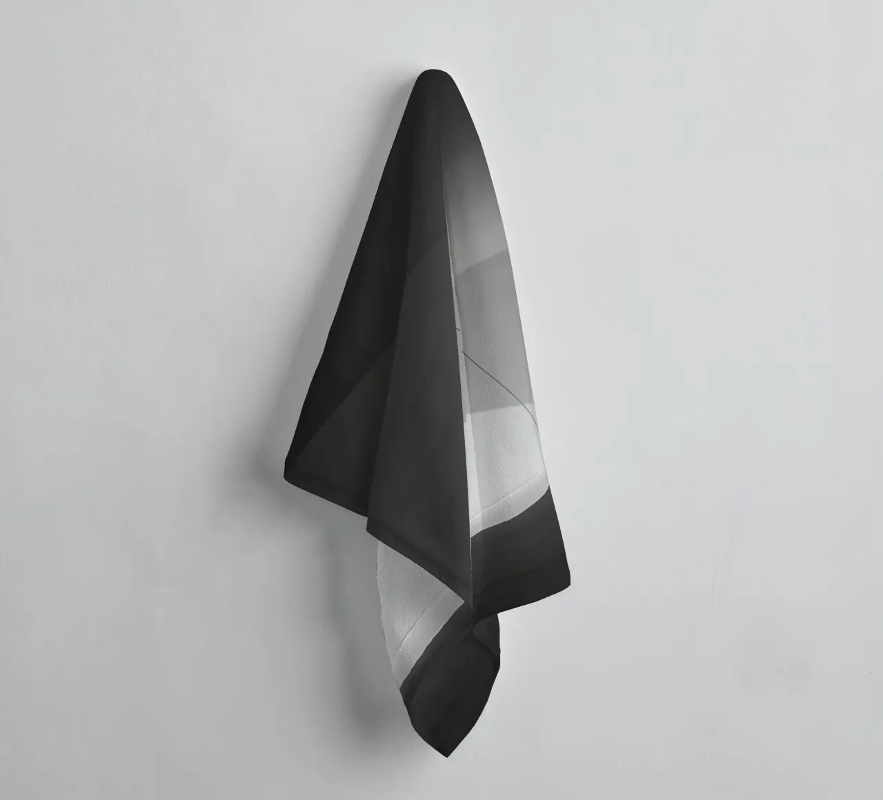 Silhouette lost in modern architecture towel by Plain Thoughts