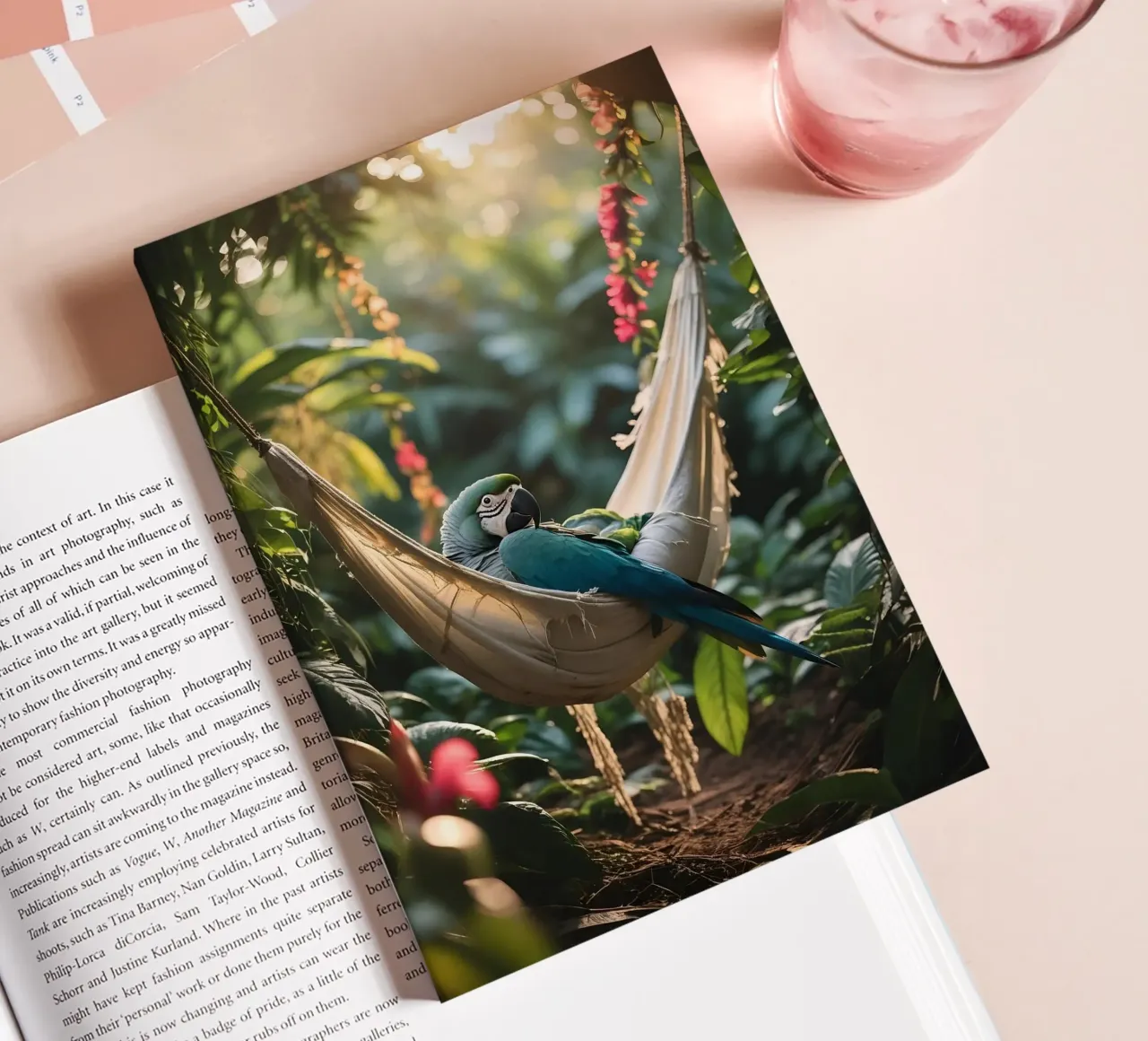 🌿🦜 Ara | Nice and busy... with nothing ;) (2) notebook by Trinkets NL Design Studio