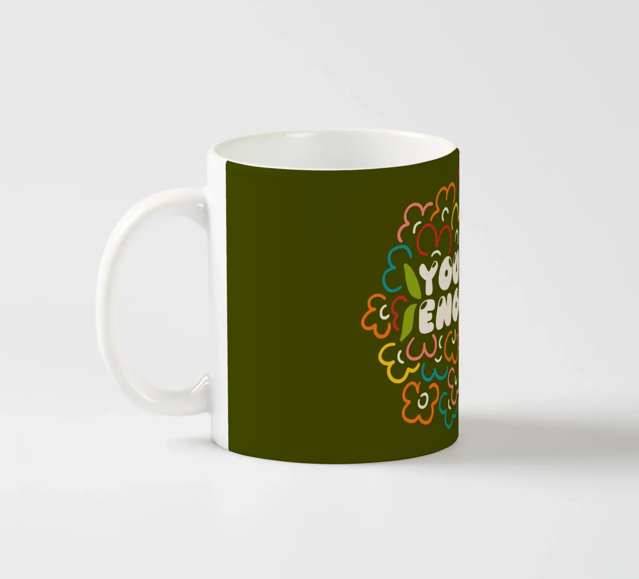 You are enough tazza in ceramica da TijanaArtStudio88