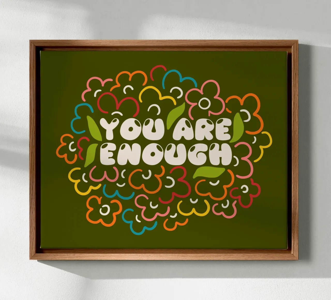 You are enough tela da TijanaArtStudio88