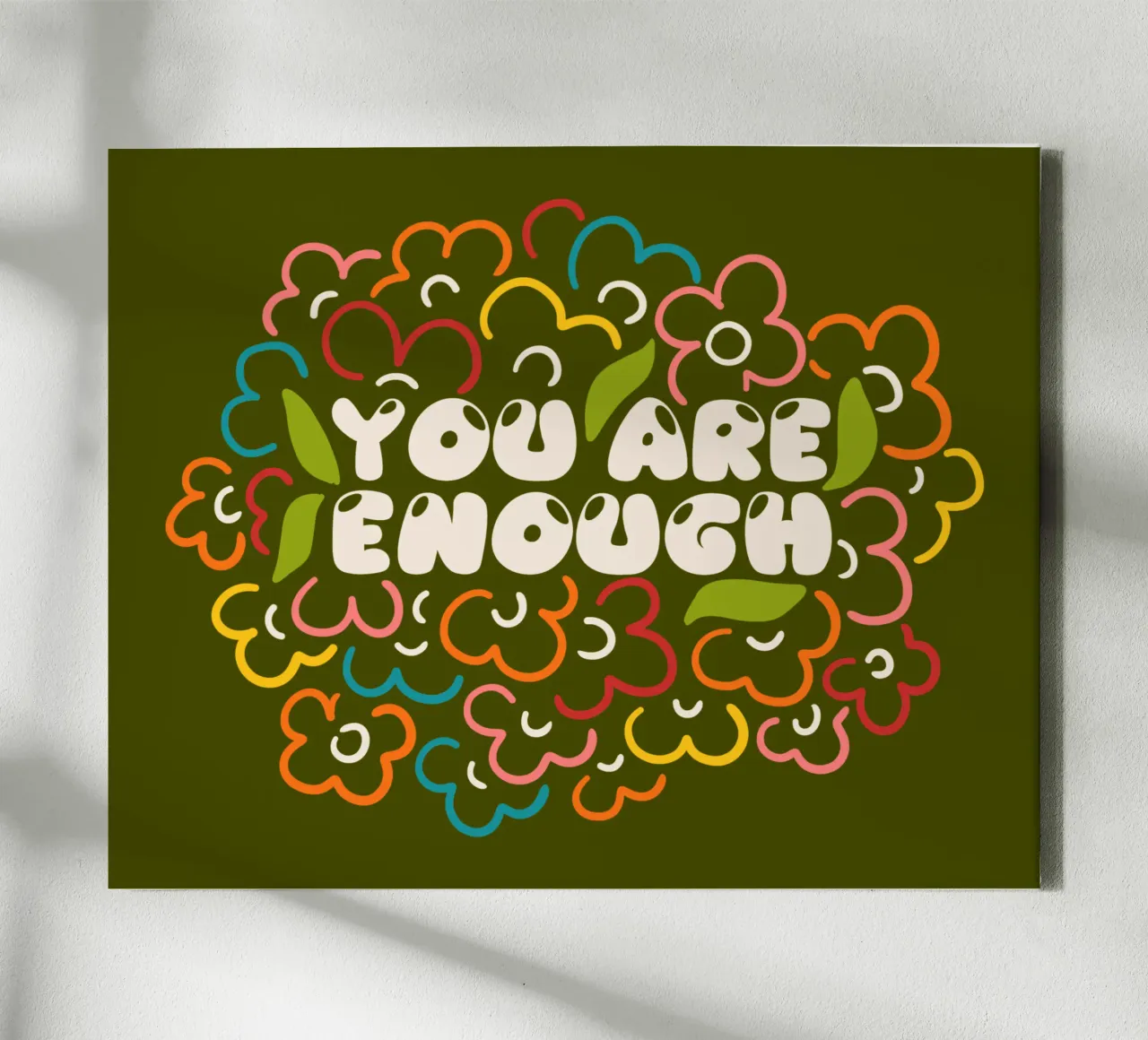 You are enough tela da TijanaArtStudio88