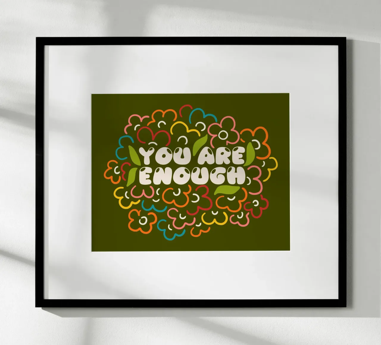 You are enough poster da TijanaArtStudio88