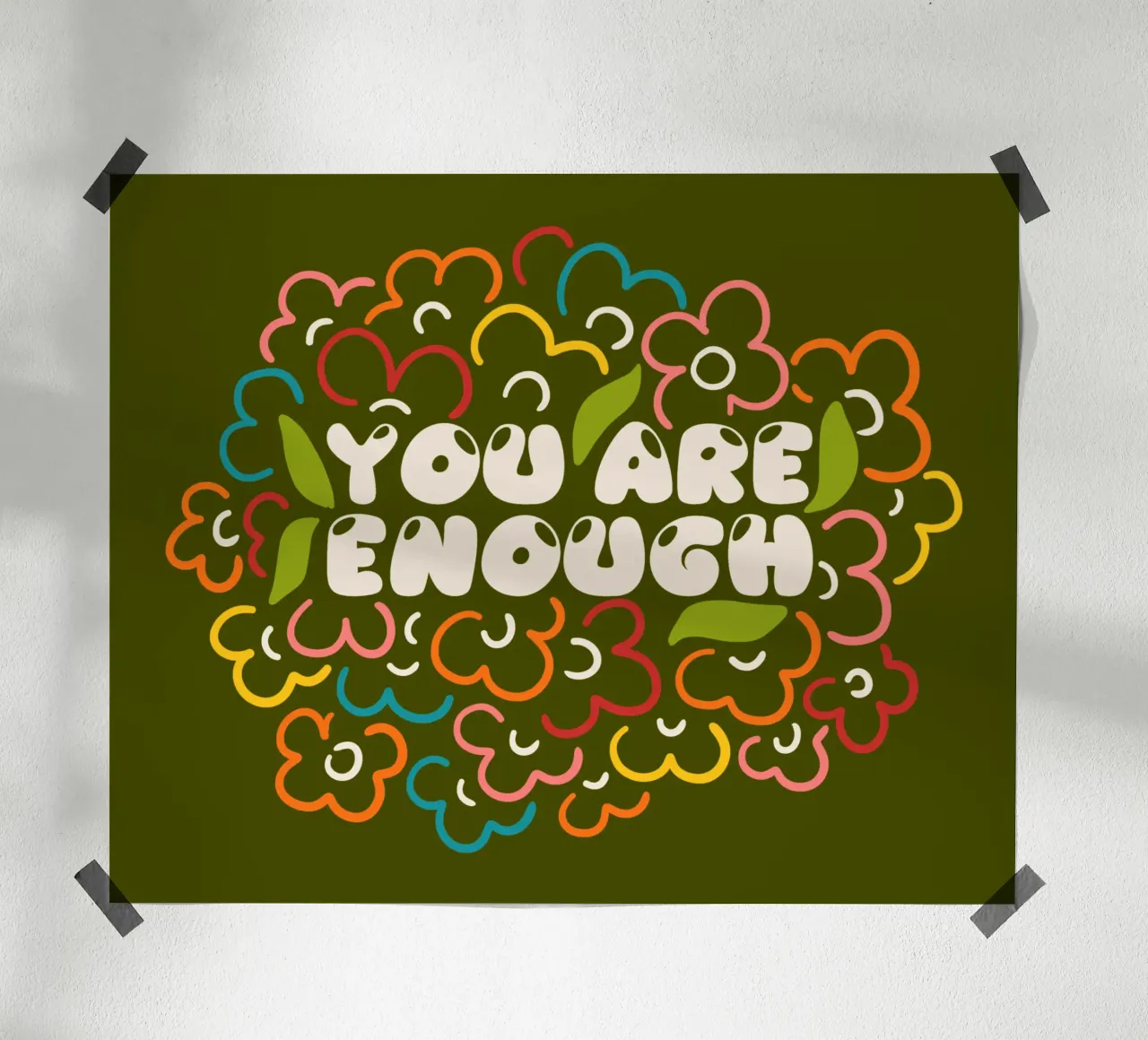 You are enough poster da TijanaArtStudio88