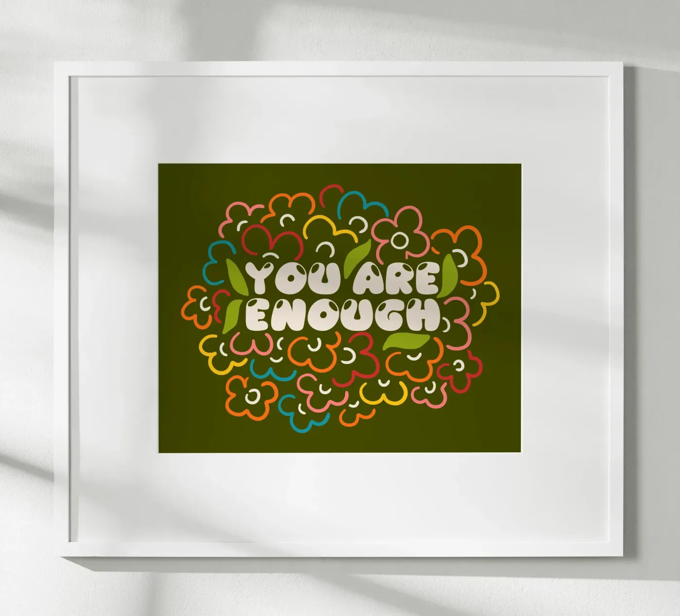 You are enough poster by TijanaArtStudio88