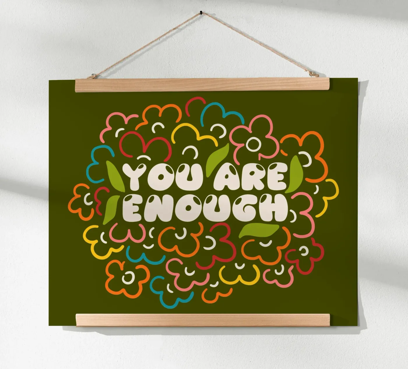 You are enough poster by TijanaArtStudio88