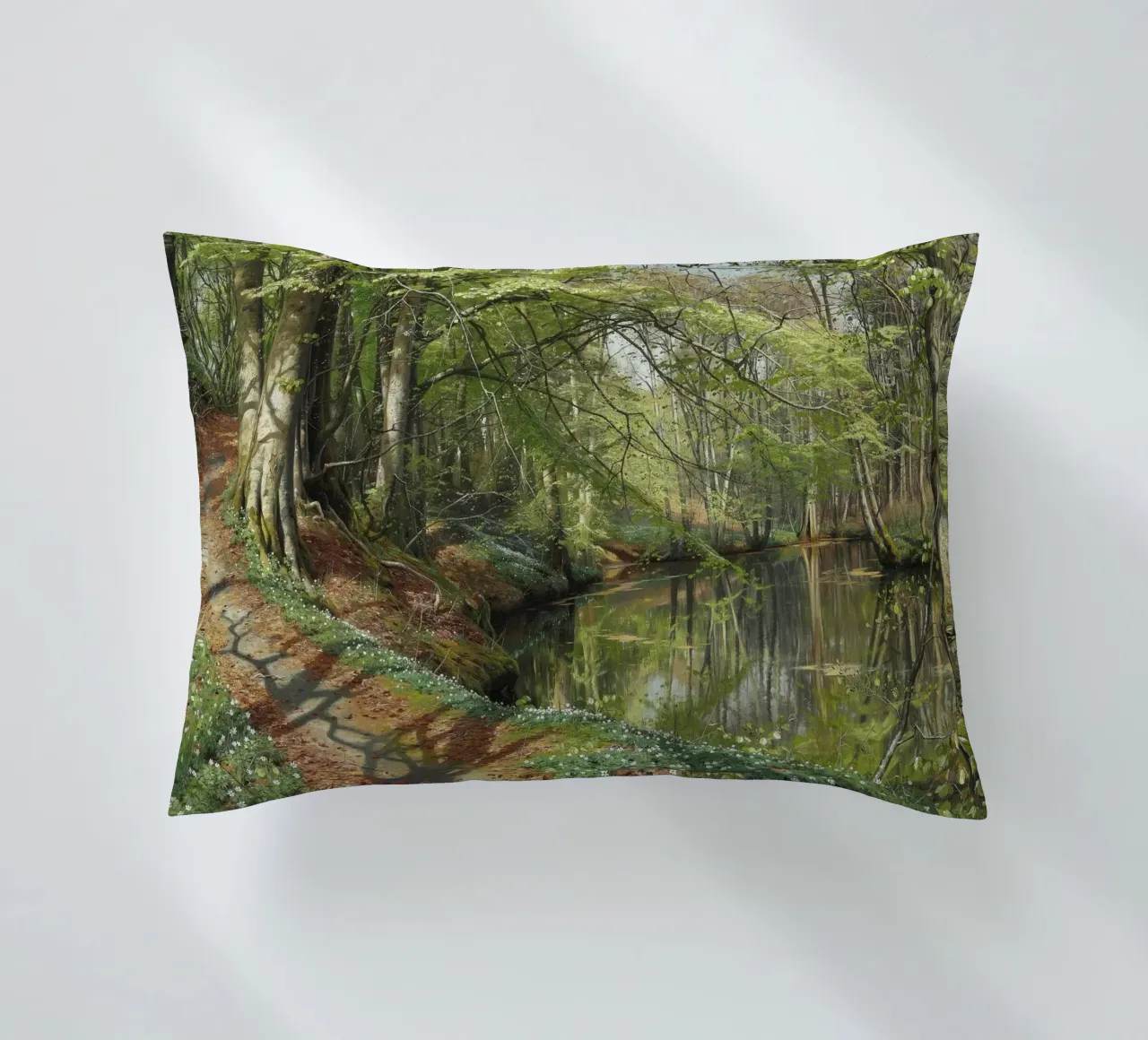 A Spring Day in the Forest cuscino da apoloprints