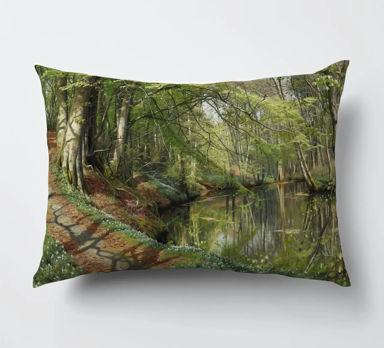 A Spring Day in the Forest cuscino da apoloprints