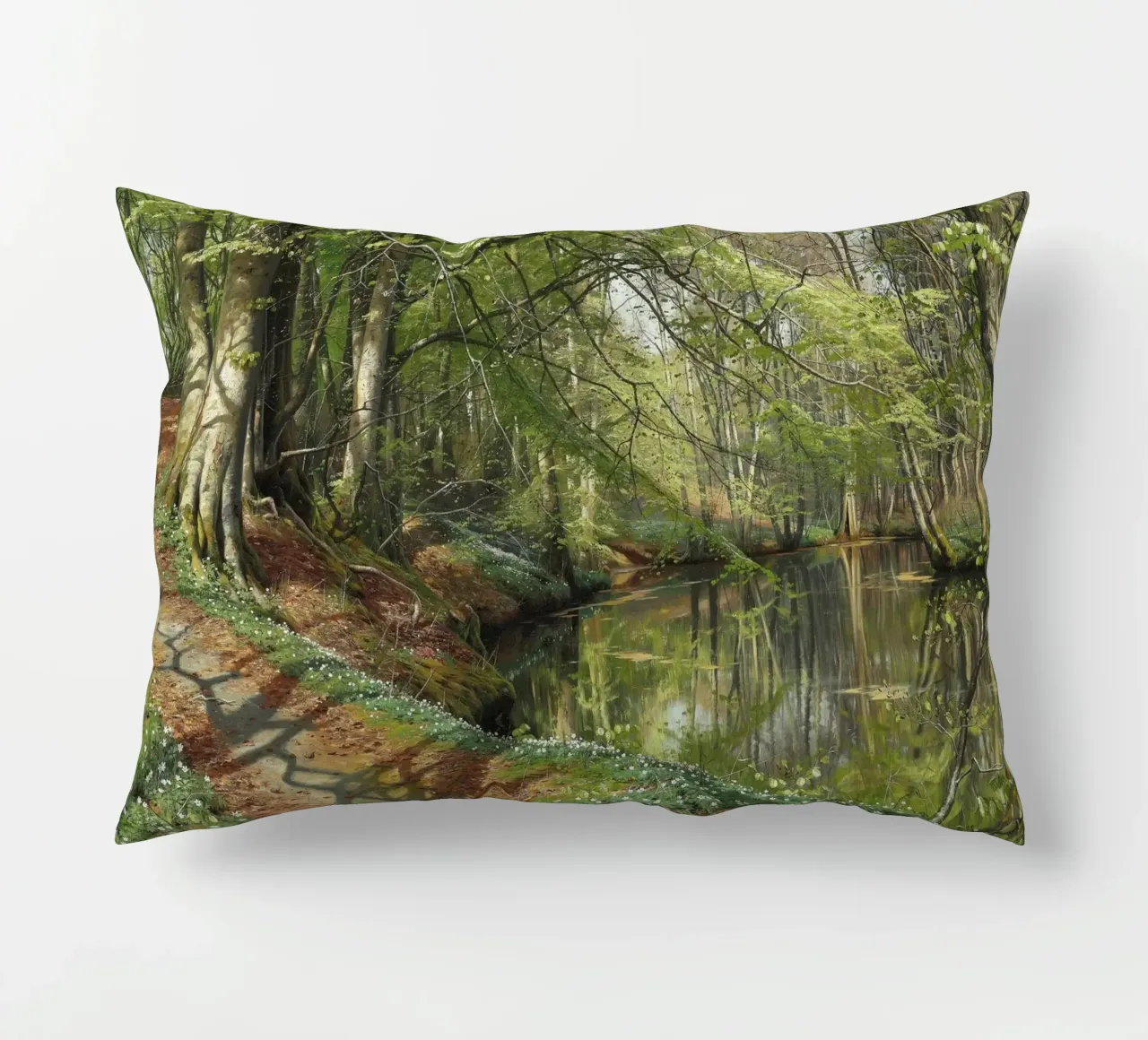 A Spring Day in the Forest cuscino da apoloprints