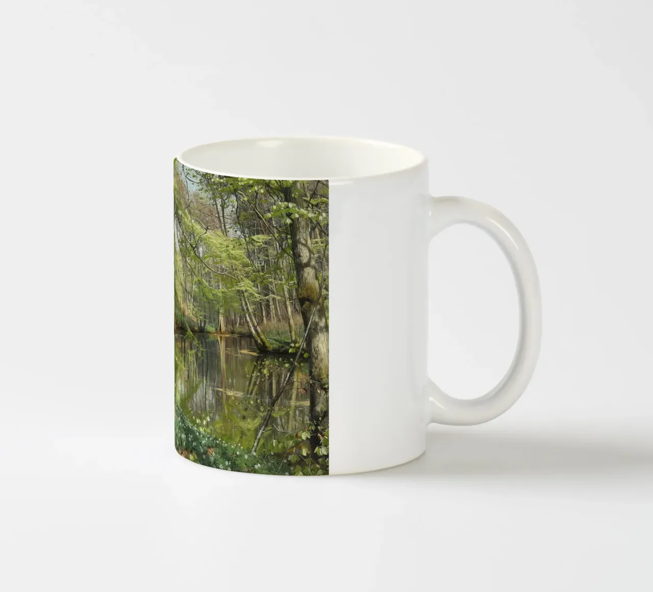 A Spring Day in the Forest tazza in ceramica da apoloprints