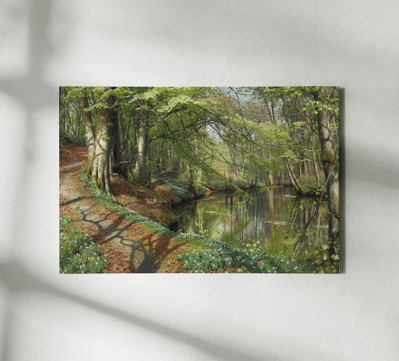 A Spring Day in the Forest tela con Cornice a cassetta da apoloprints