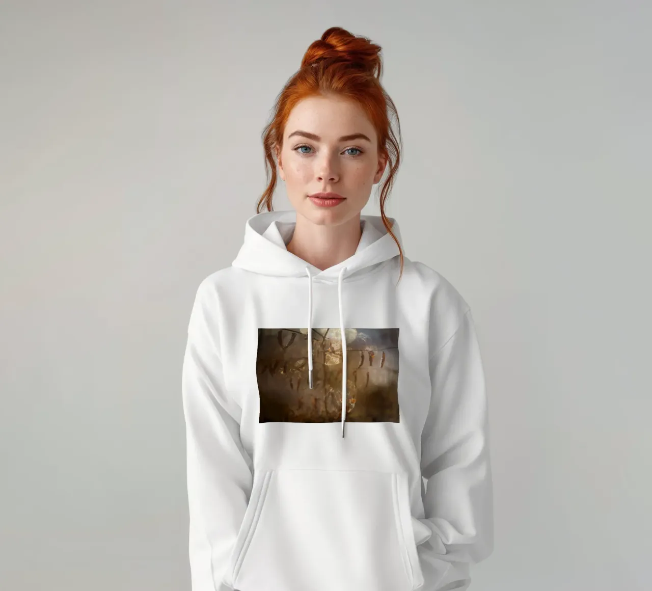 Blättergold hoodie by Glückskind Fotografie