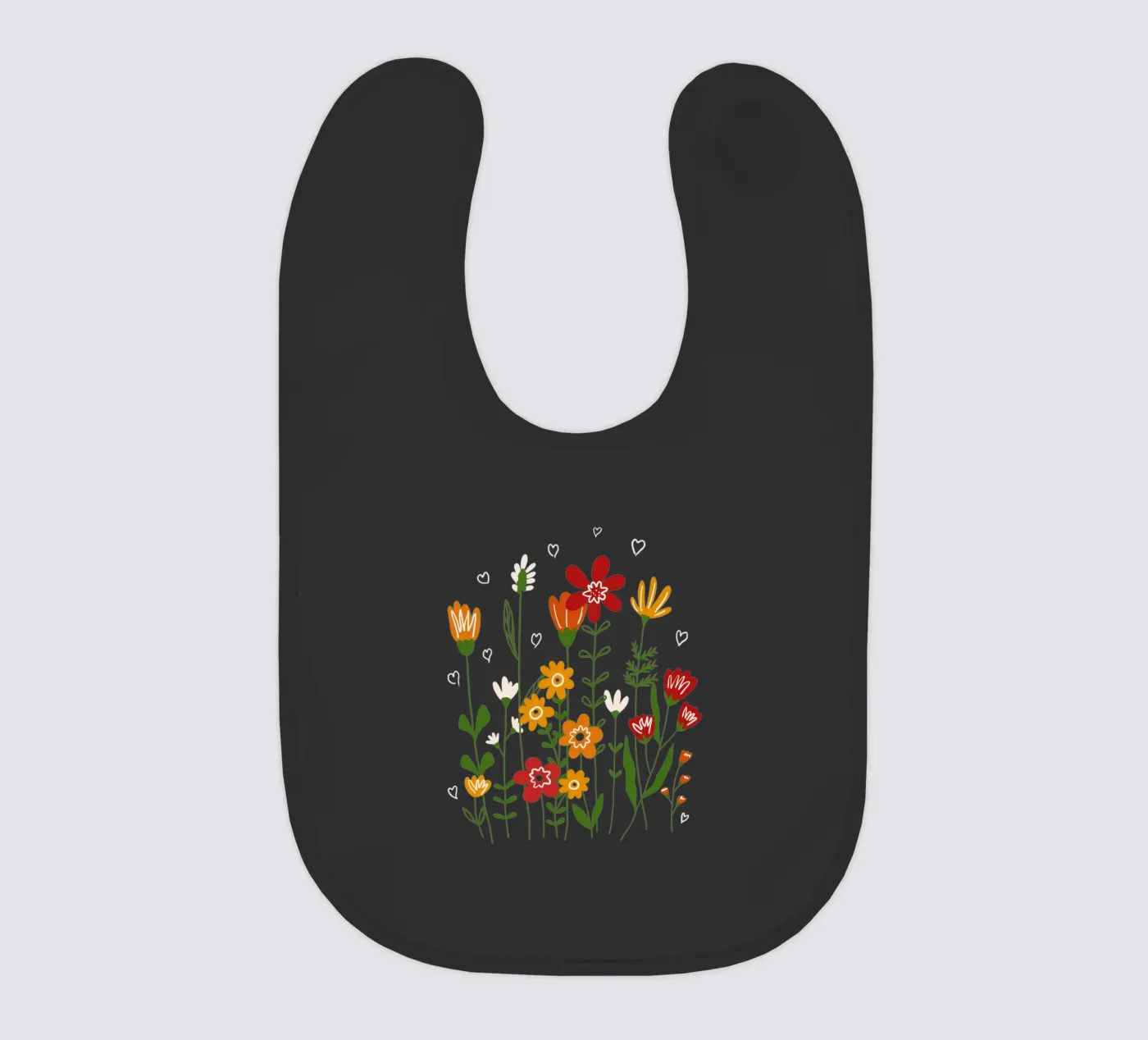 Hello spring baby bib by TijanaArtStudio88