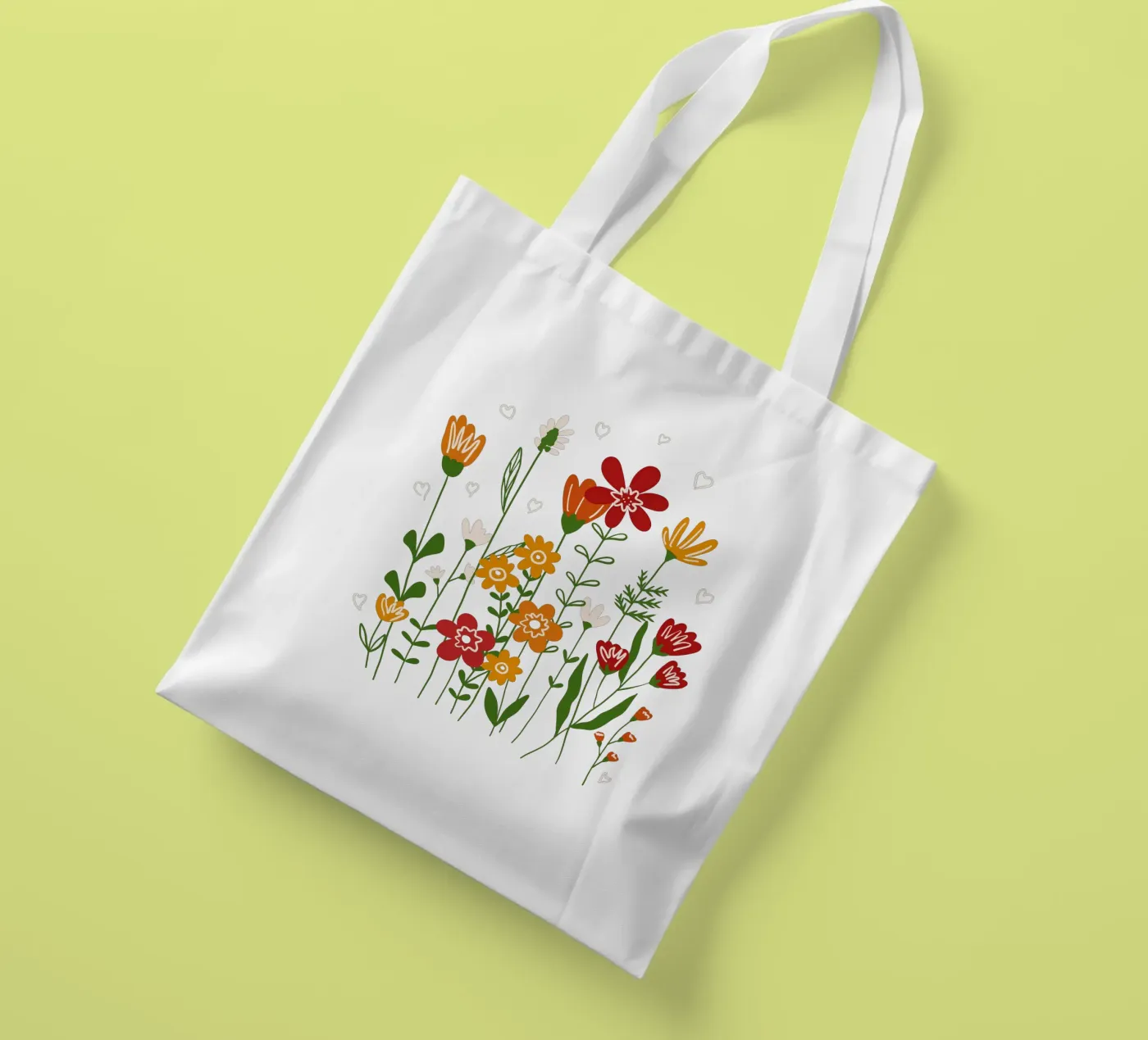 Hello spring tote bag by TijanaArtStudio88