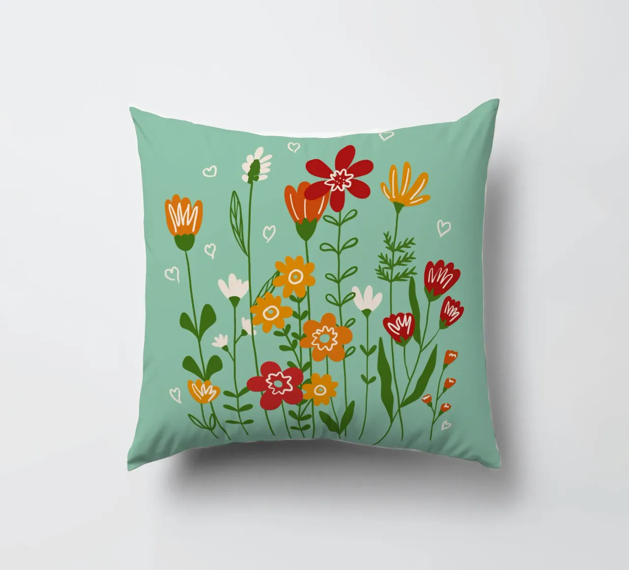 Hello spring cuscino da TijanaArtStudio88