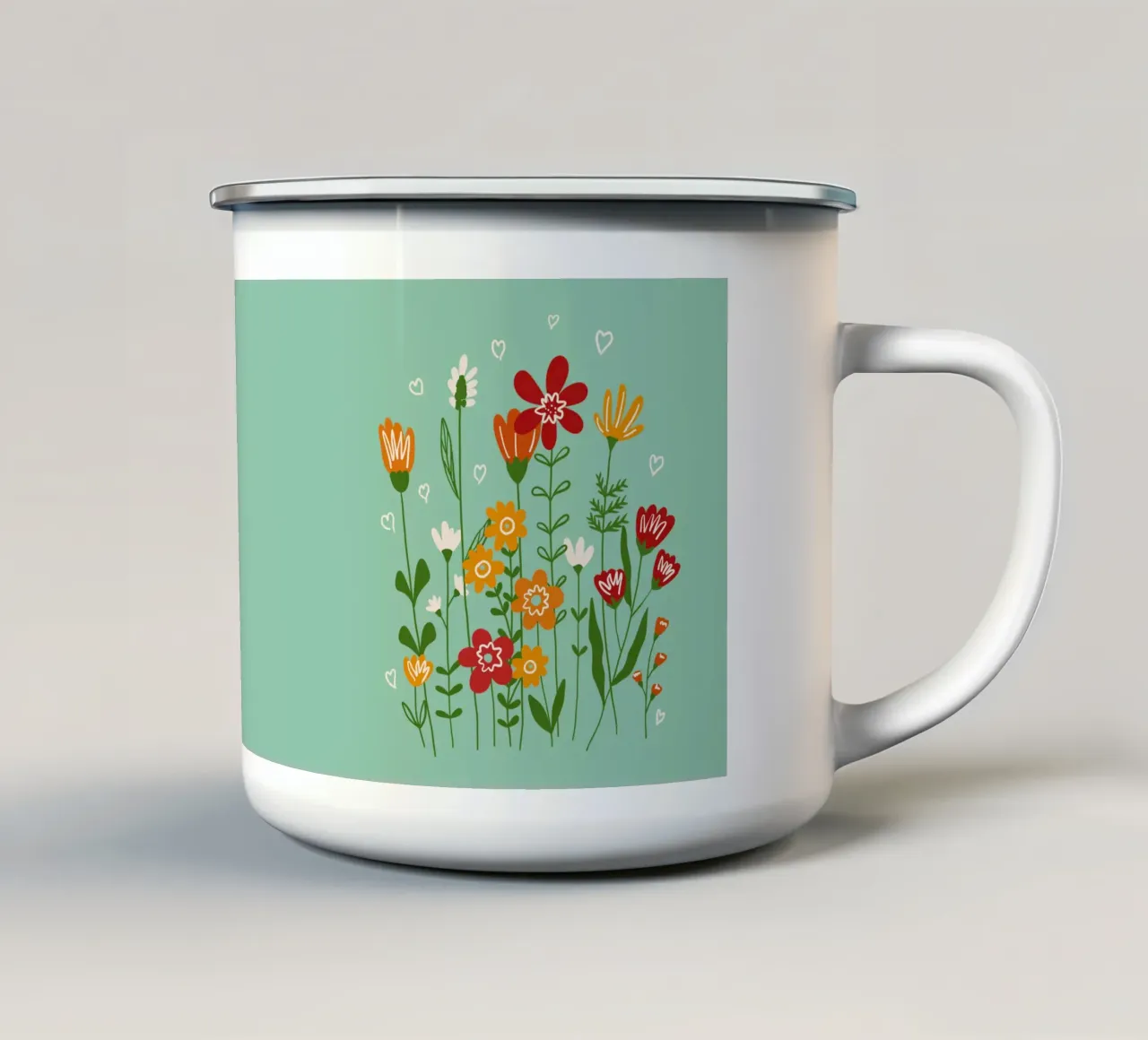 Hello spring tazza in smalto da TijanaArtStudio88