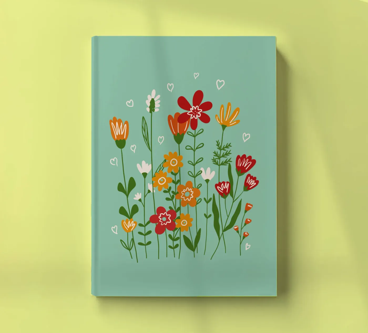 Hello spring notebook by TijanaArtStudio88