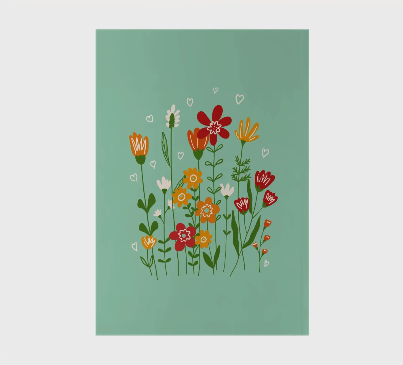 Hello spring notebook by TijanaArtStudio88