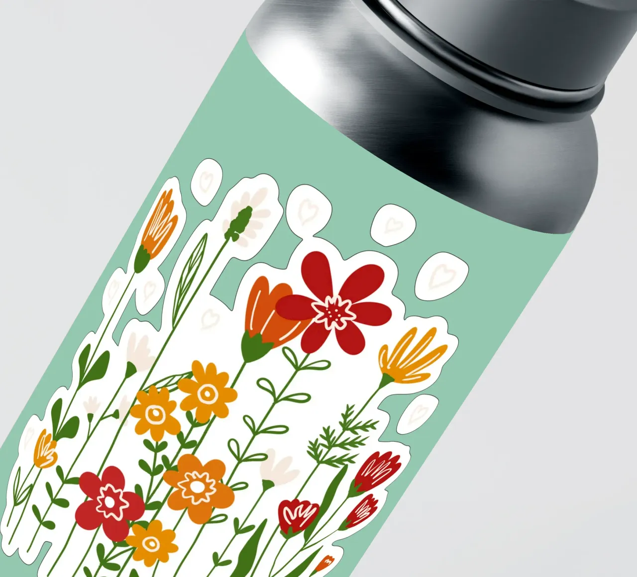 Hello spring sticker by TijanaArtStudio88