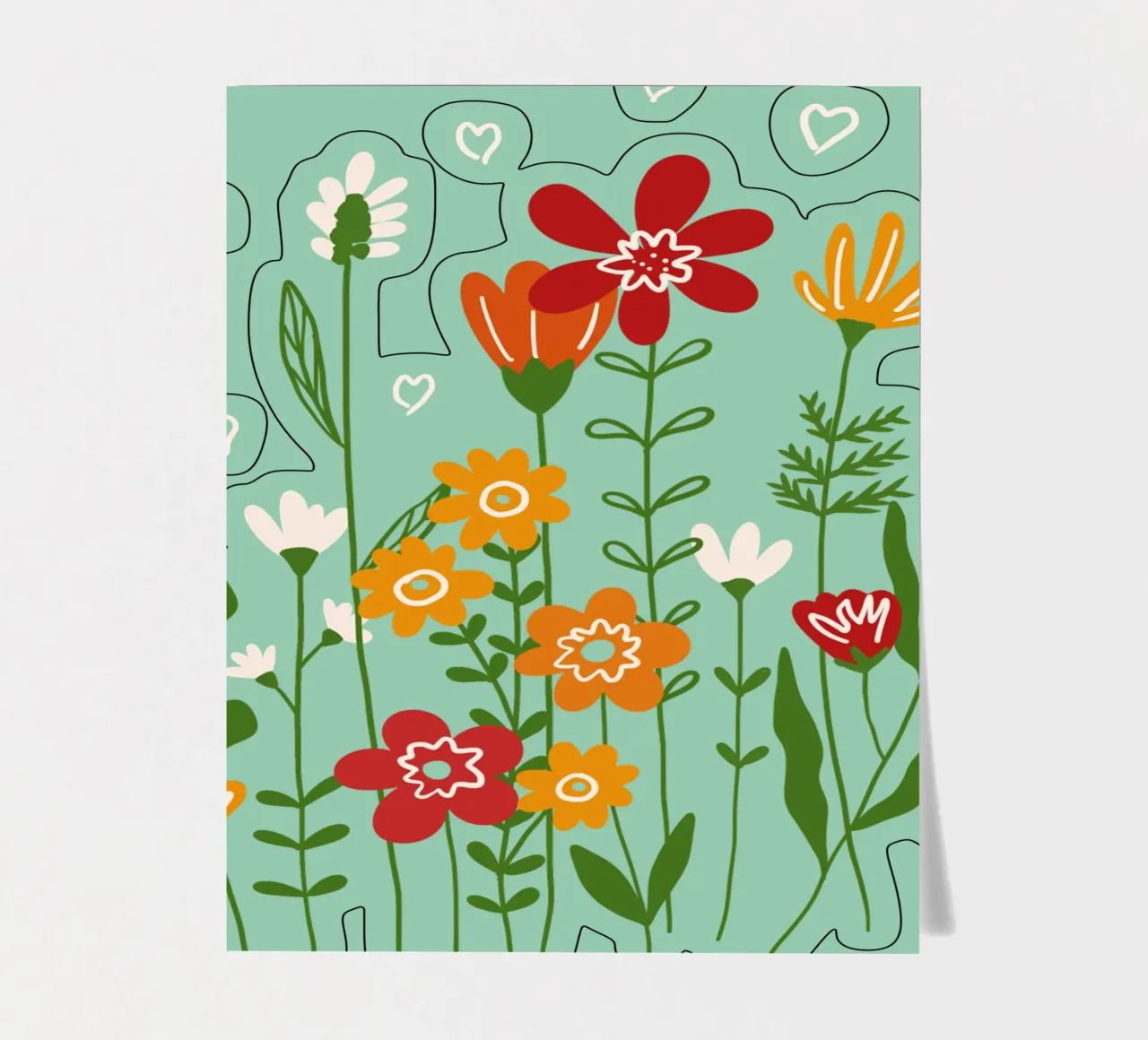 Hello spring sticker sheet by TijanaArtStudio88