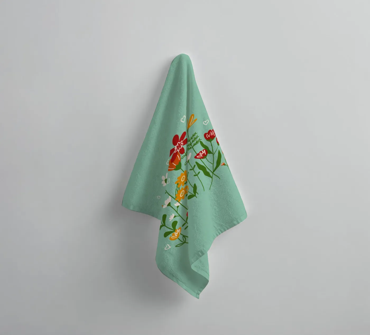 Hello spring Handtuch von TijanaArtStudio88