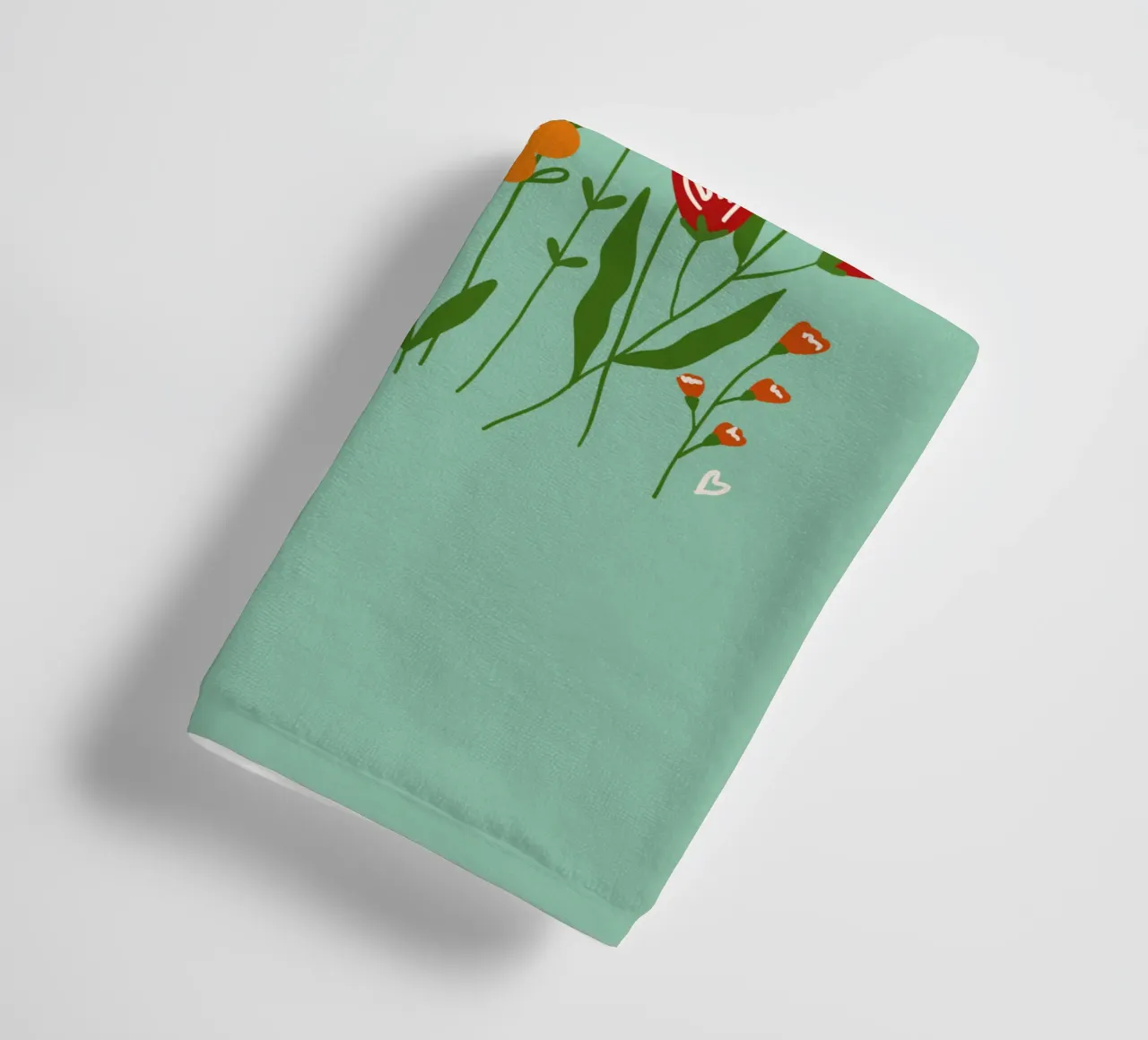 Hello spring badhanddoek van TijanaArtStudio88