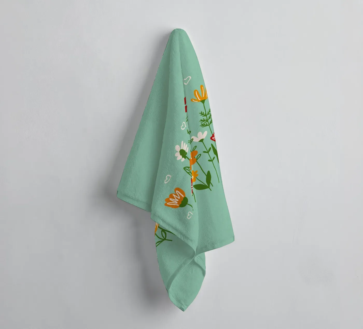 Hello spring Handtuch von TijanaArtStudio88