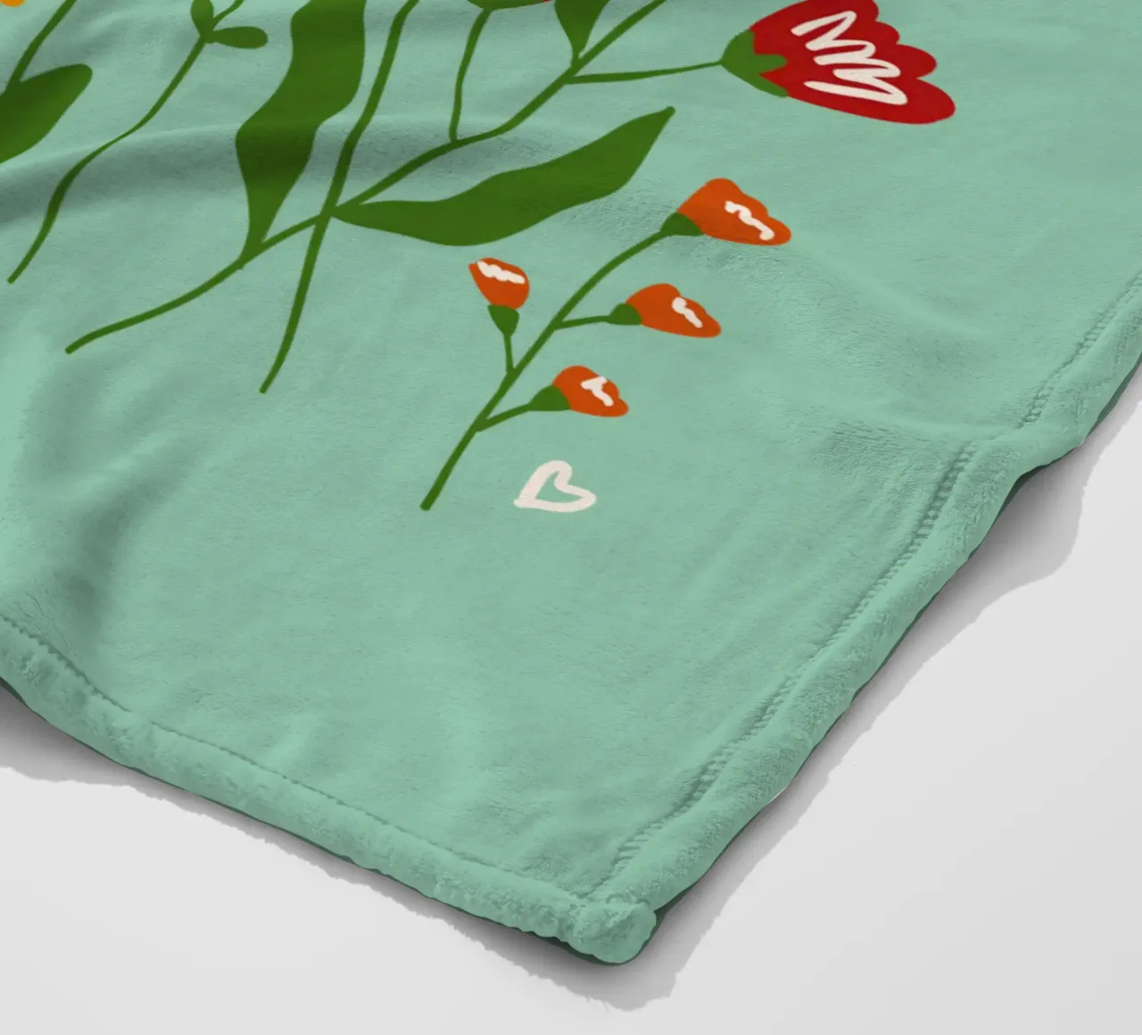 Hello spring coperta in pile da TijanaArtStudio88