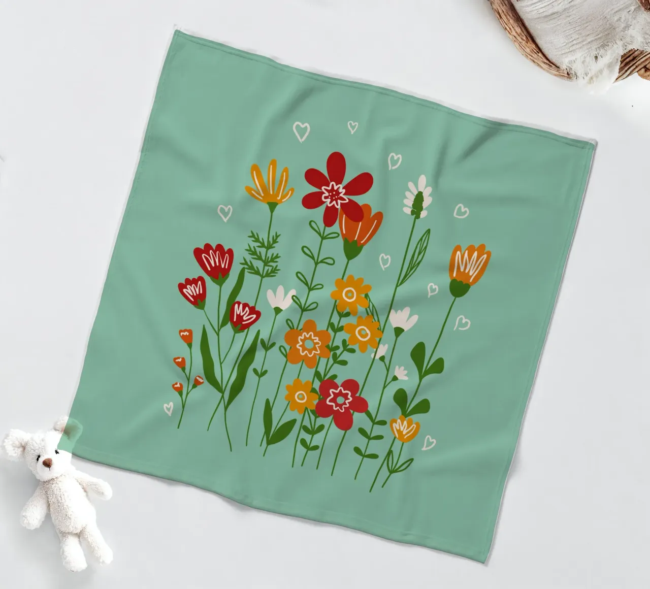 Hello spring coperta in pile da TijanaArtStudio88