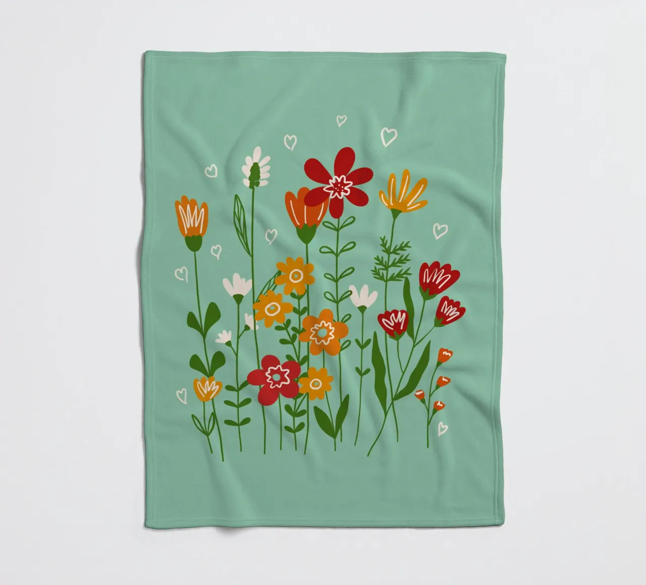 Hello spring coperta in pile da TijanaArtStudio88