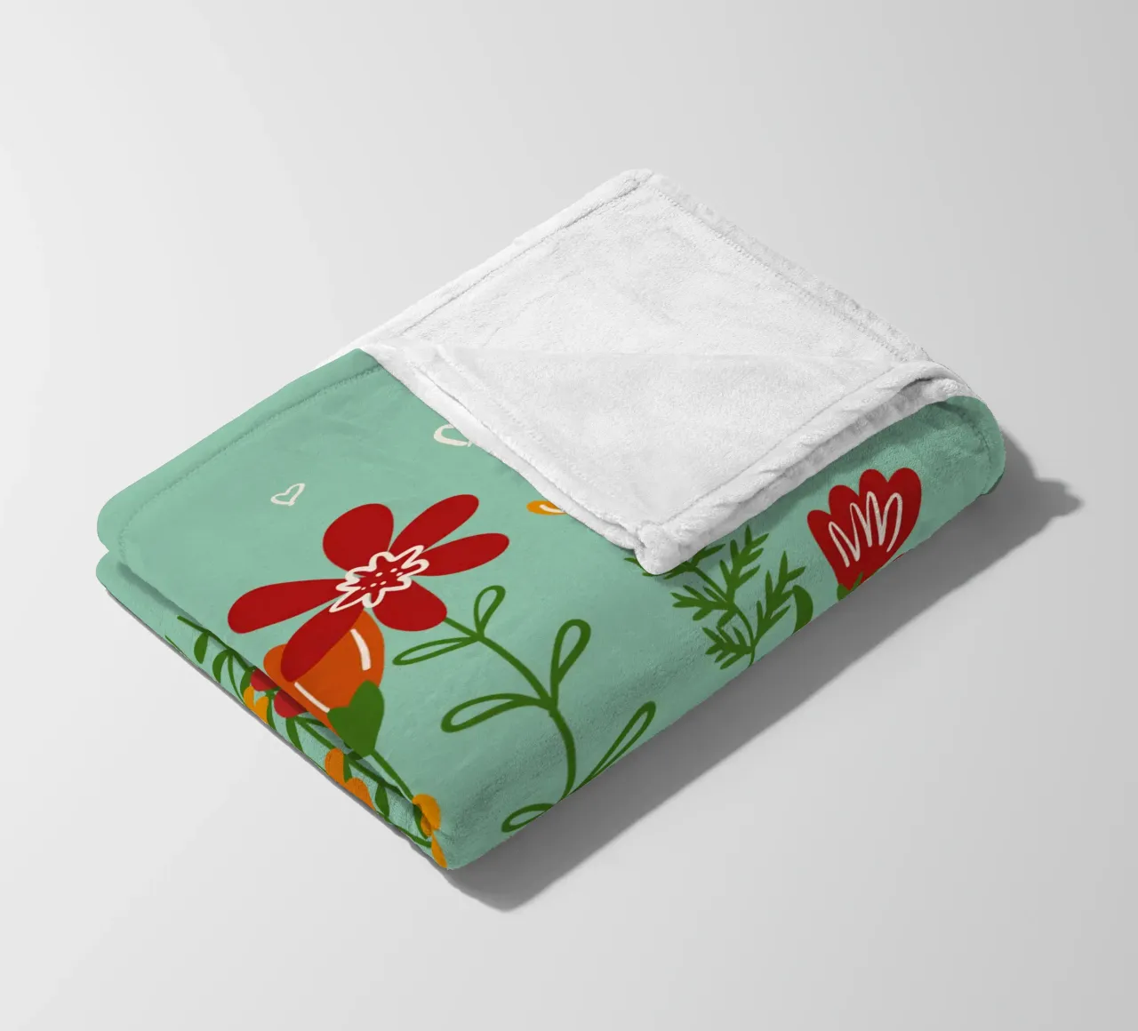 Hello spring coperta in pile da TijanaArtStudio88