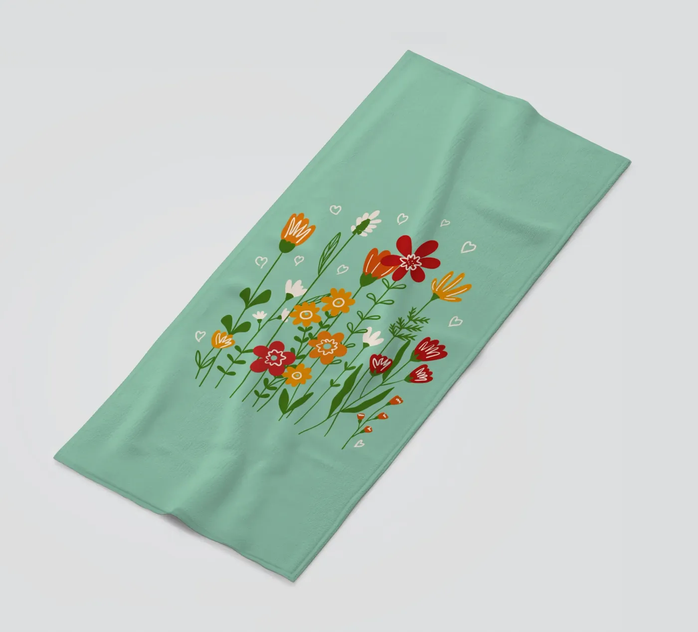 Hello spring strandhanddoek van TijanaArtStudio88