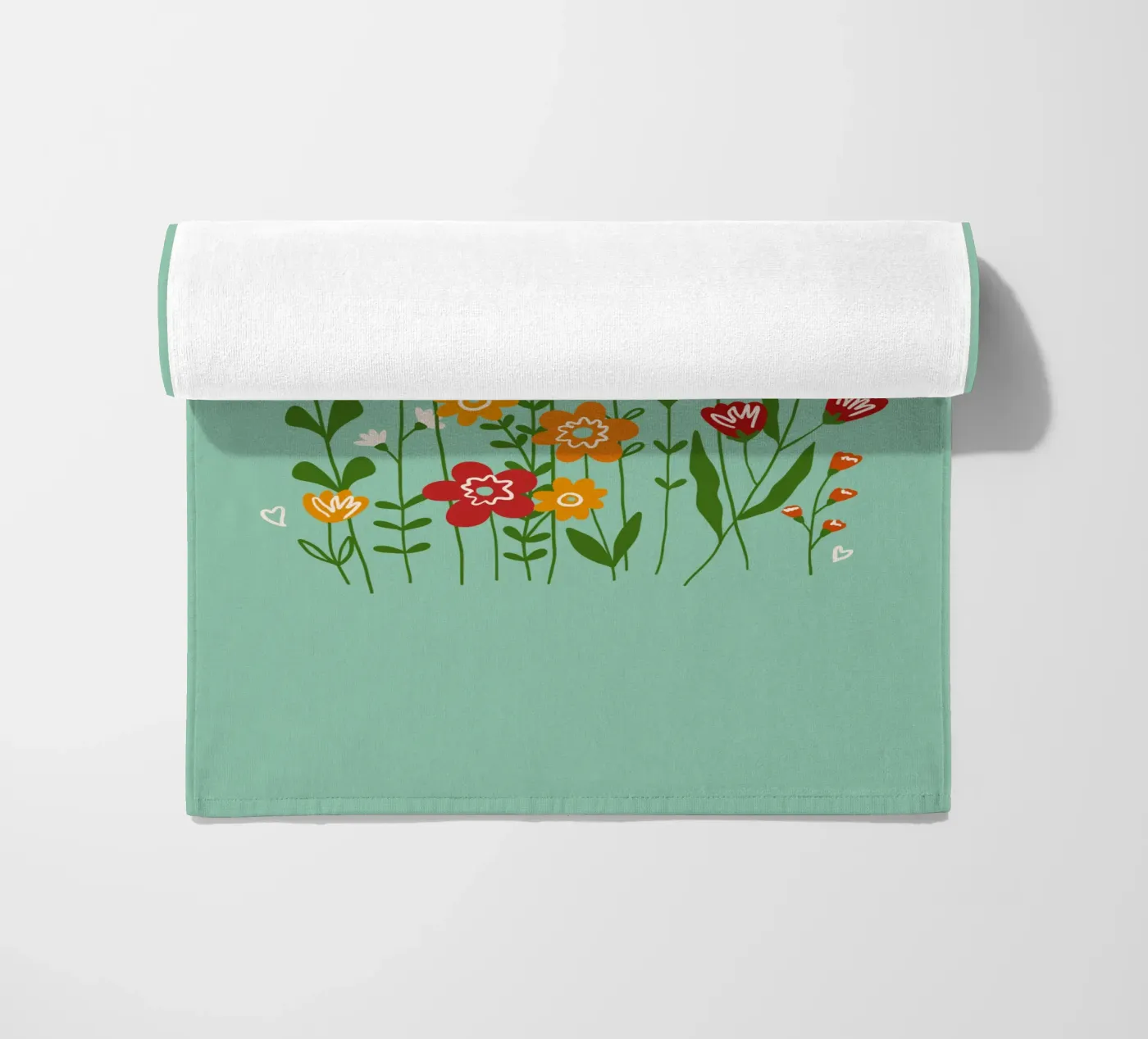 Hello spring strandhanddoek van TijanaArtStudio88