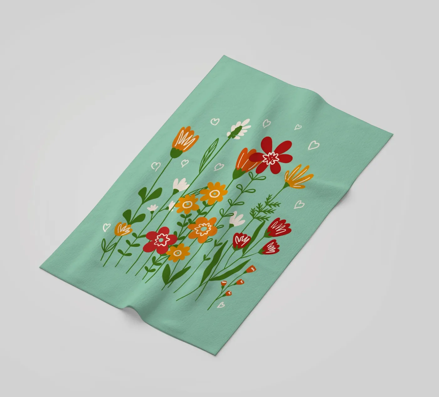 Hello spring strandhanddoek van TijanaArtStudio88