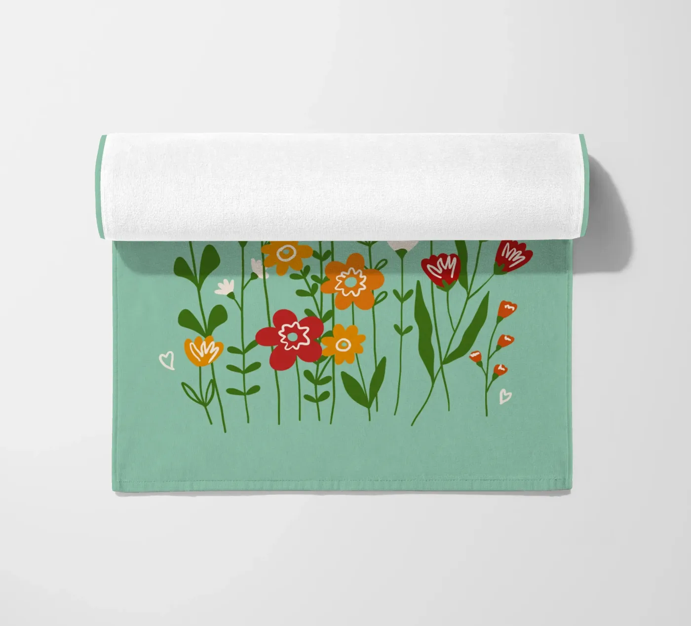 Hello spring strandhanddoek van TijanaArtStudio88