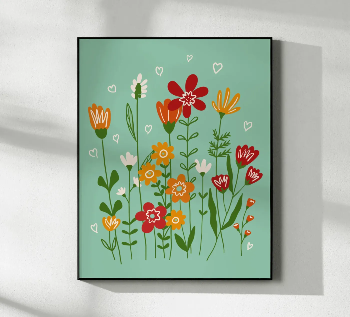 Hello spring acryl van TijanaArtStudio88