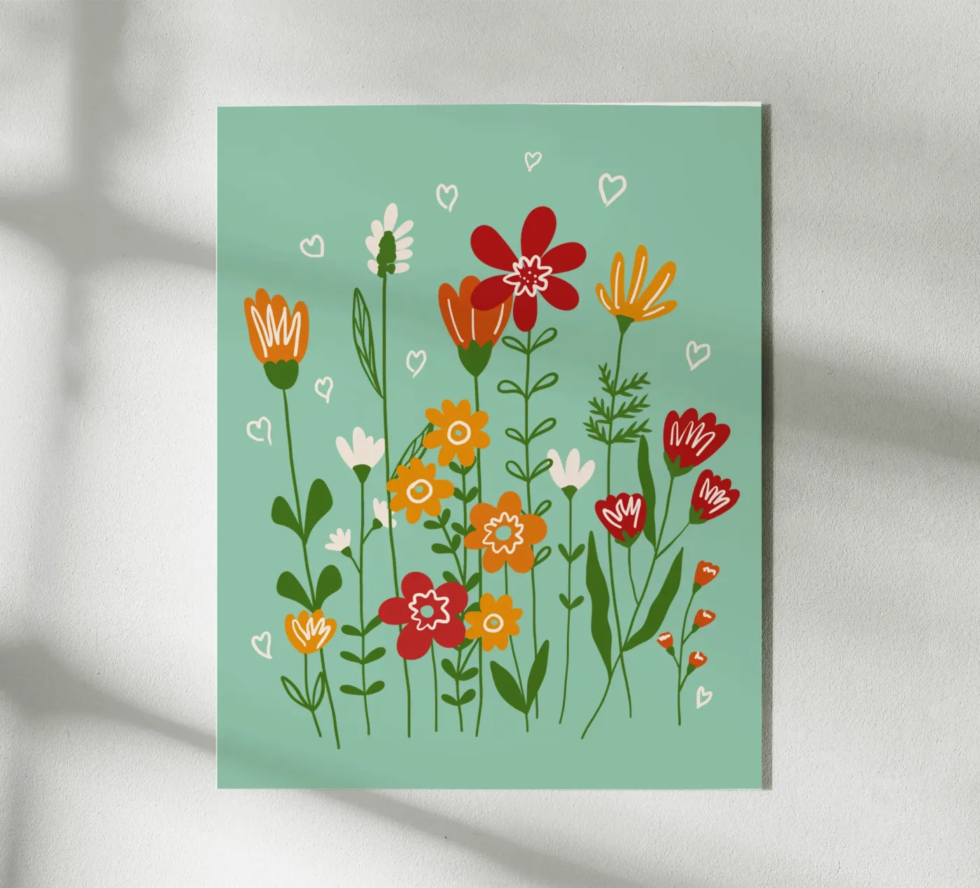 Hello spring acryl van TijanaArtStudio88