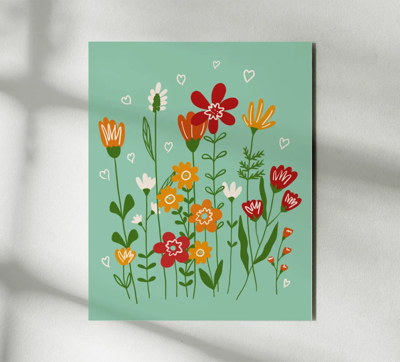 Hello spring Alu-Dibond von TijanaArtStudio88