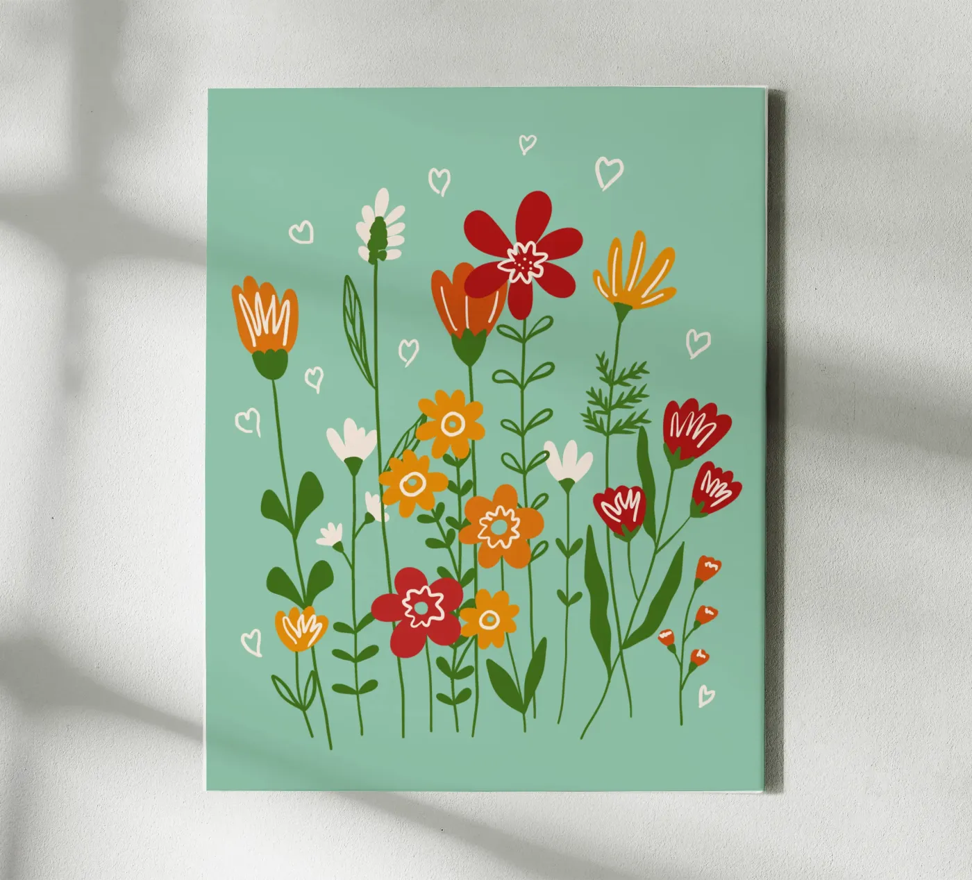 Hello spring canvas van TijanaArtStudio88