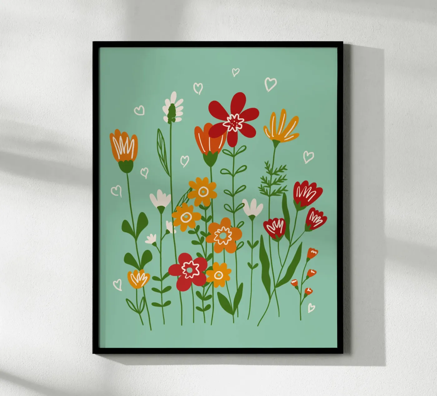 Hello spring poster van TijanaArtStudio88