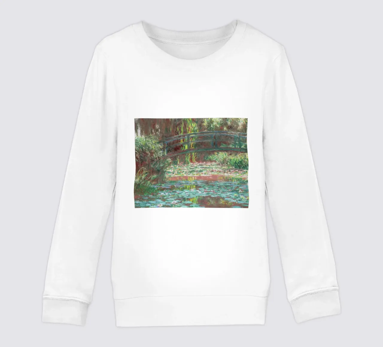 Claude Monet - Stagno di ninfee (1900) felpa bambino da Venus Art