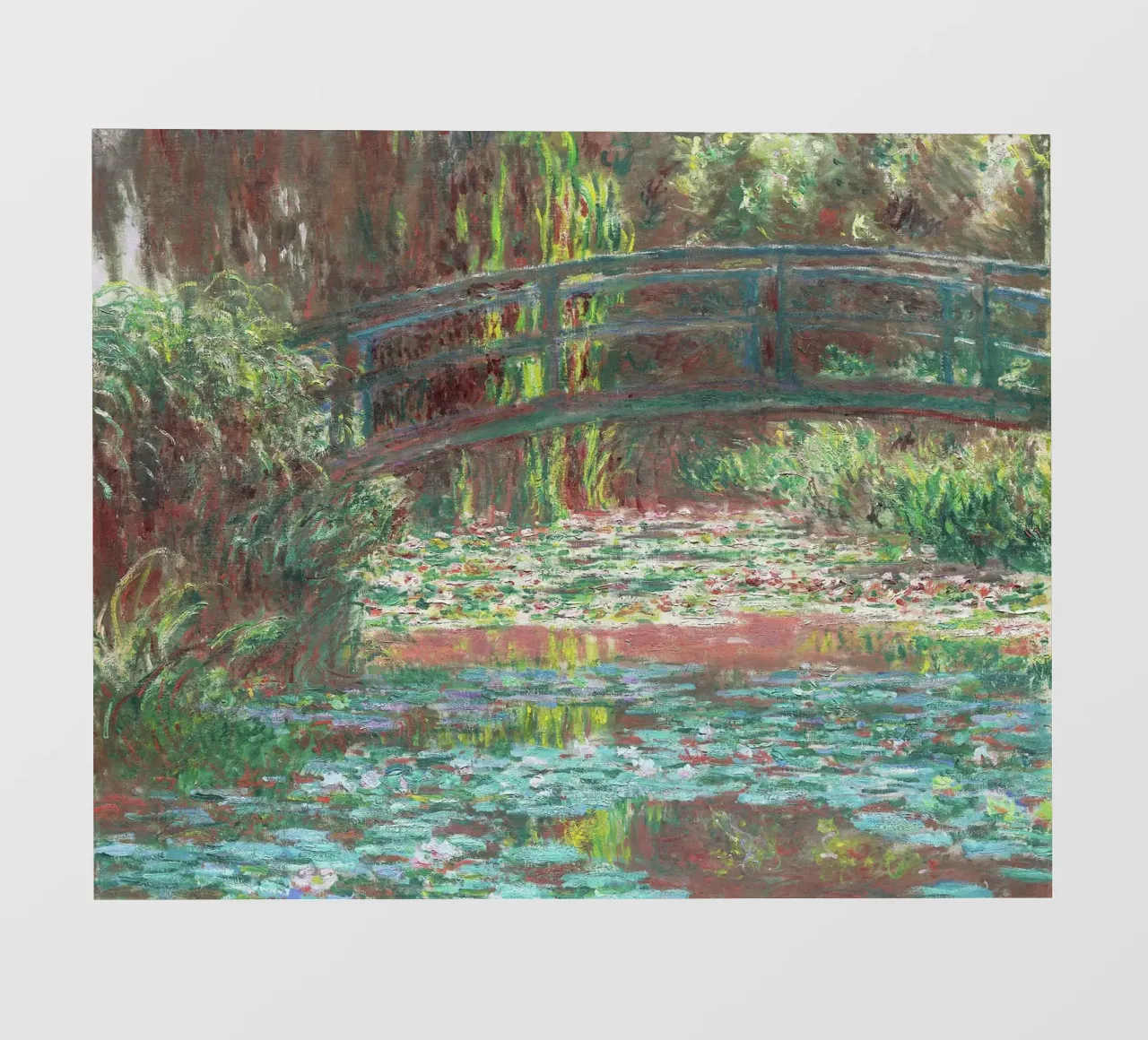Claude Monet - Stagno di ninfee (1900) pellicola backlit da Venus Art