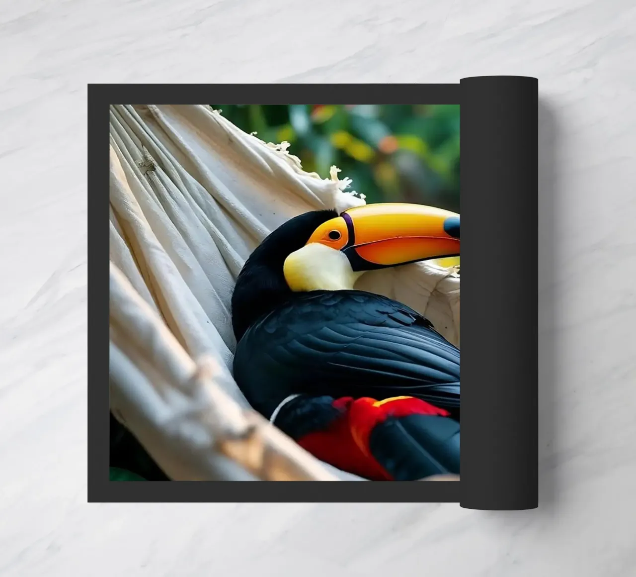 🌿🌺 Toucan | Chillin' in full swing (1) zerbino da Trinkets NL Design Studio