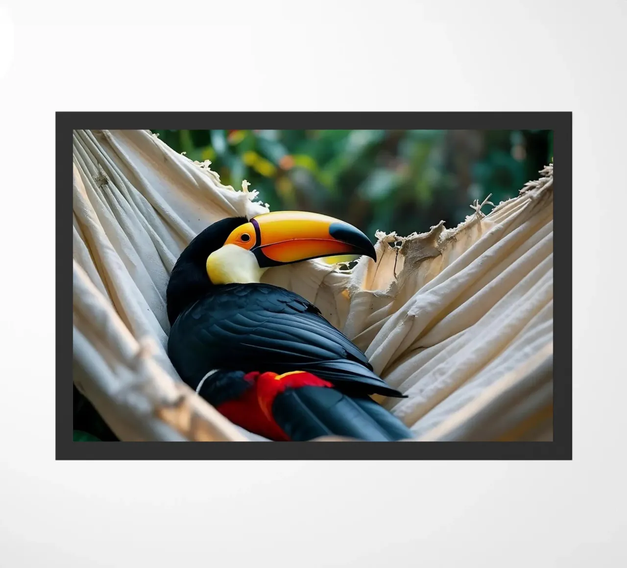 🌿🌺 Toucan | Chillin' in full swing (1) zerbino da Trinkets NL Design Studio