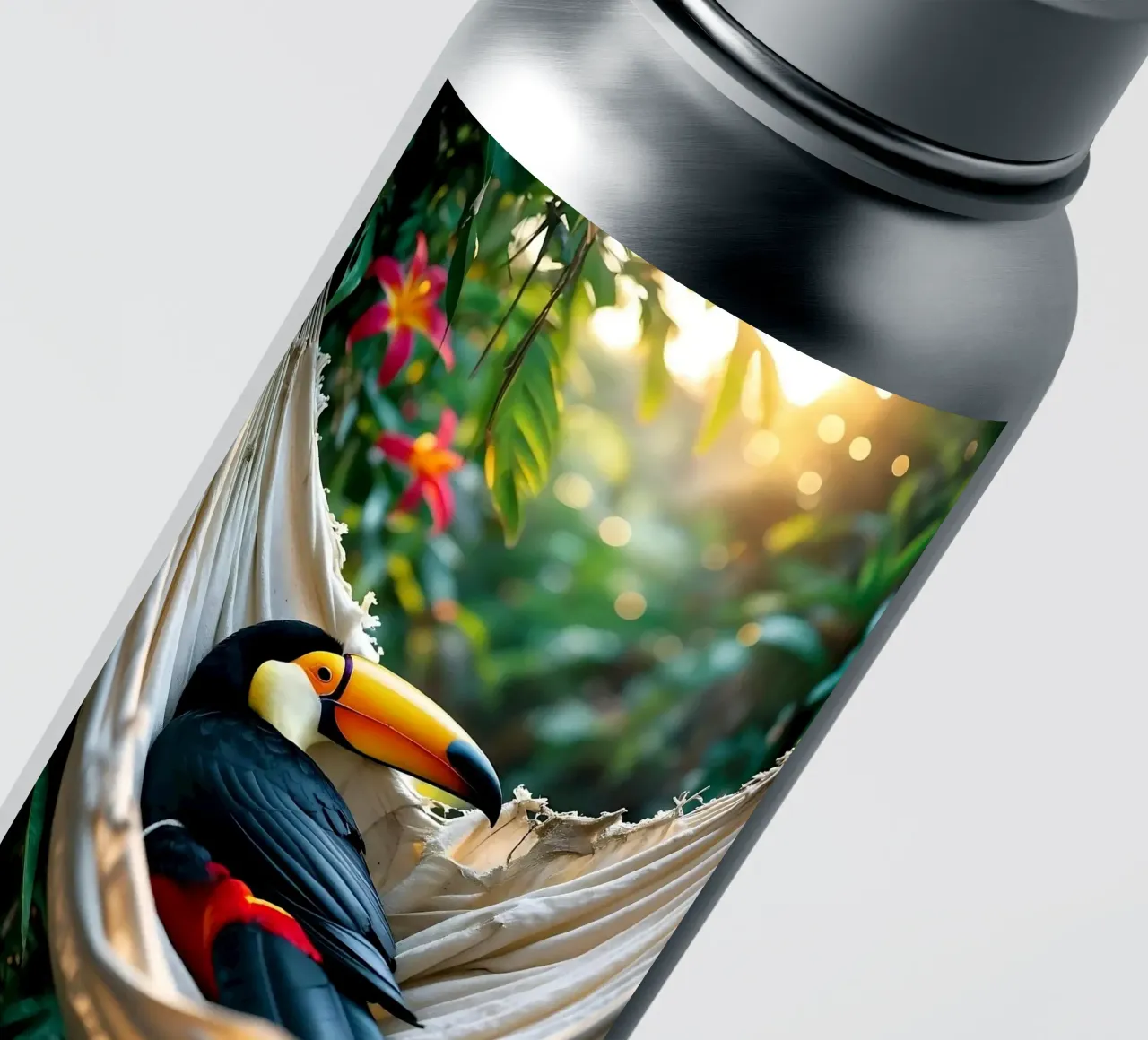 🌿🌺 Toucan | Chillin' in full swing (1) adesivo da Trinkets NL Design Studio