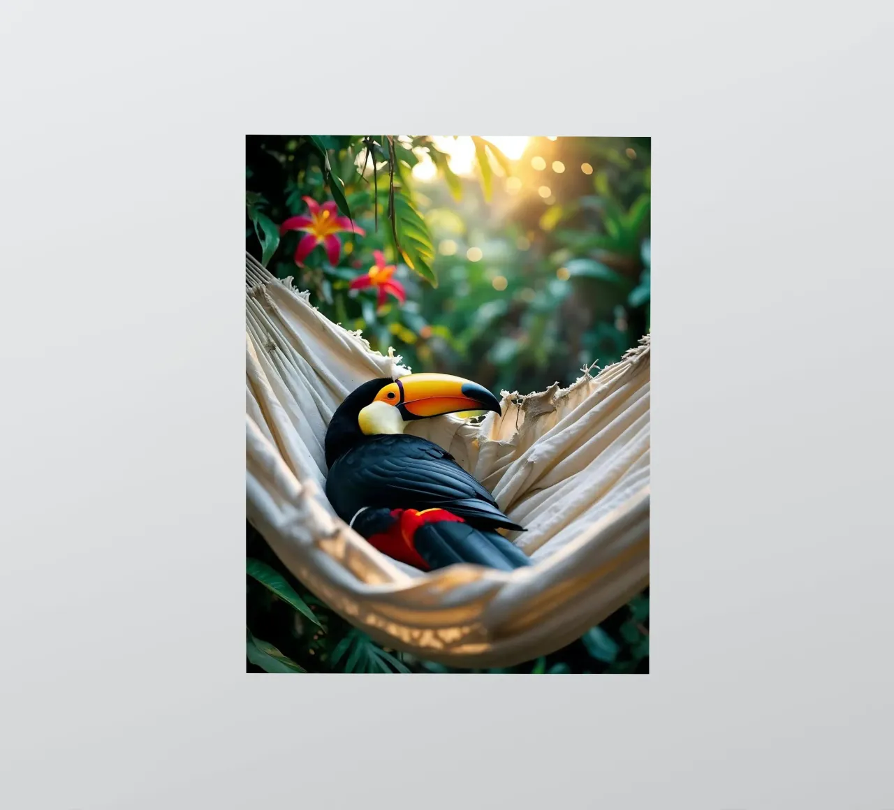 🌿🌺 Toucan | Chillin' in full swing (1) adesivo da Trinkets NL Design Studio