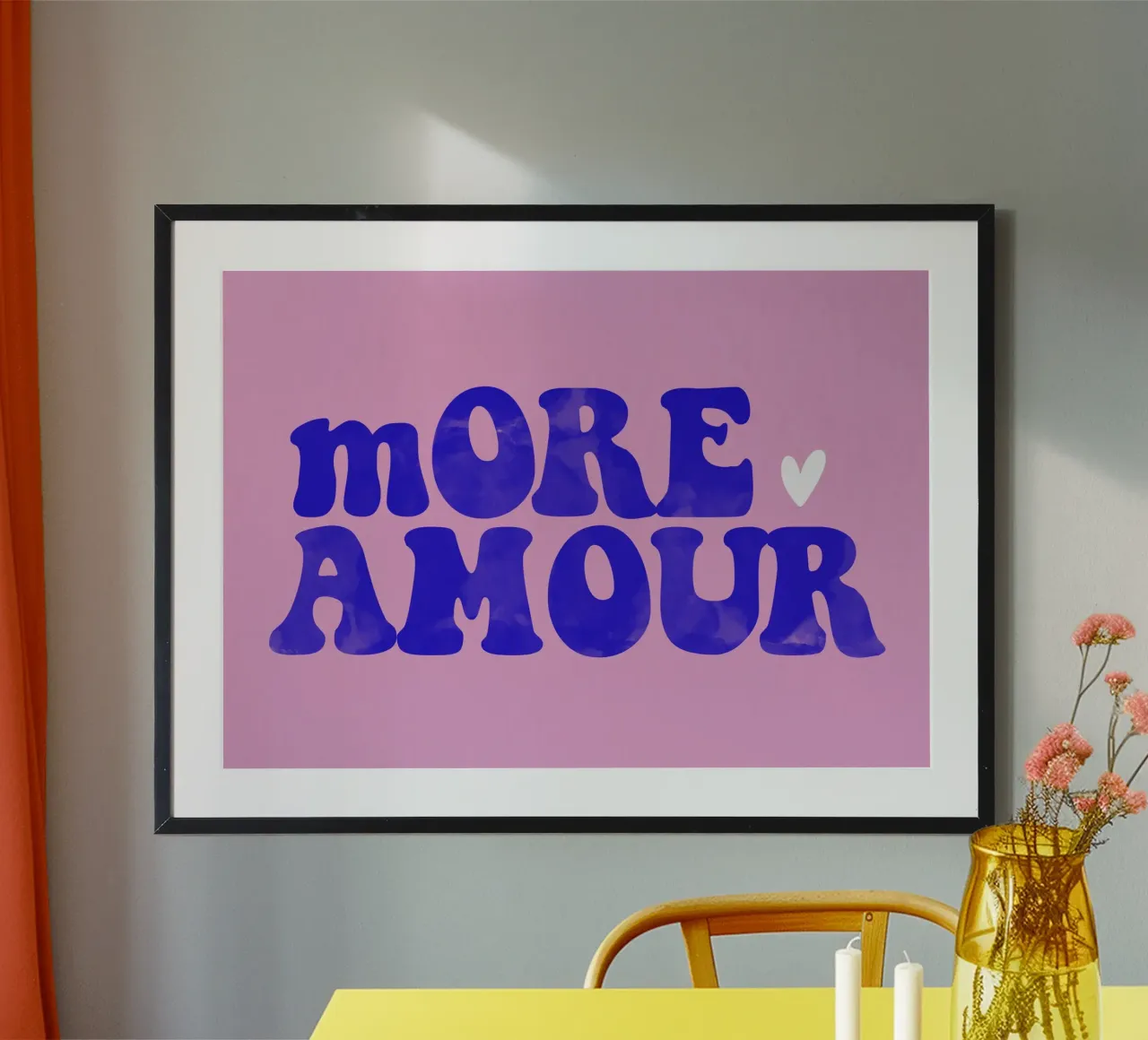 More Amour poster da Attaboy Dsgn