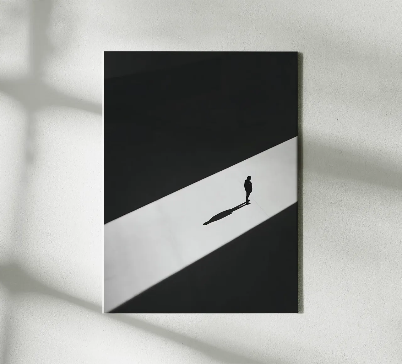 Schaduw in het licht canvas met Baklijst van Plain Thoughts