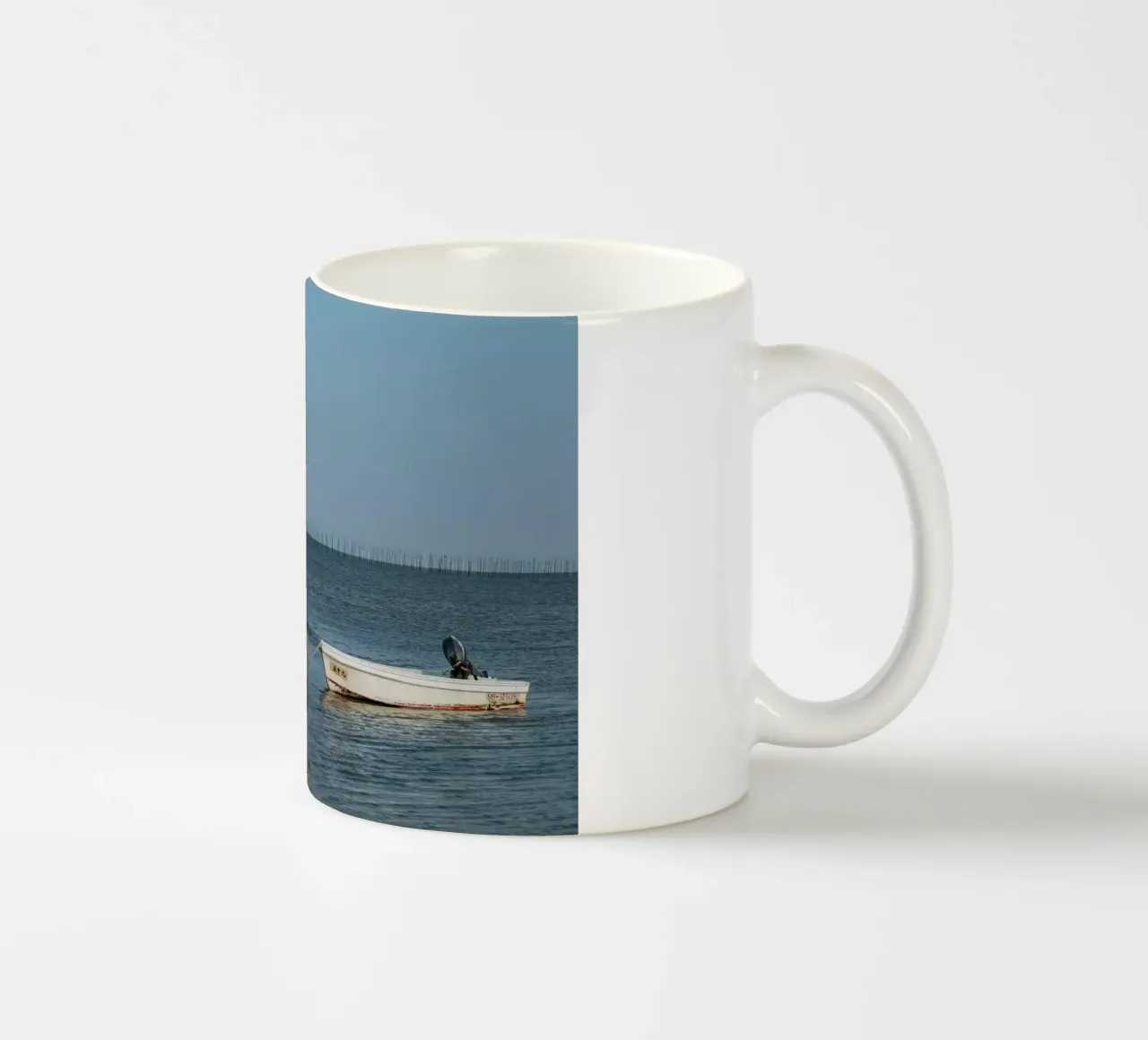 Tramonto in riva al mare in Giappone tazza in ceramica da Marcel Bisig